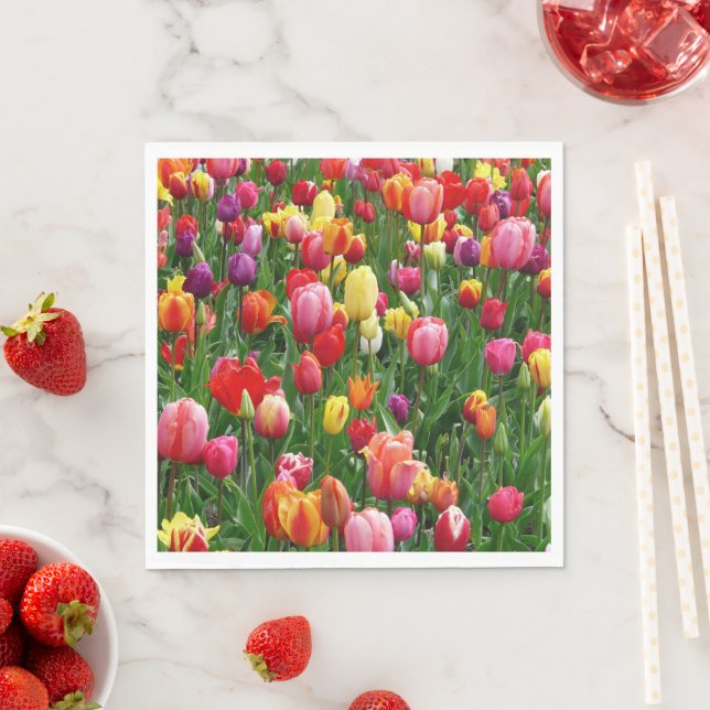 Tulip Festival Serviette (Beispiel)