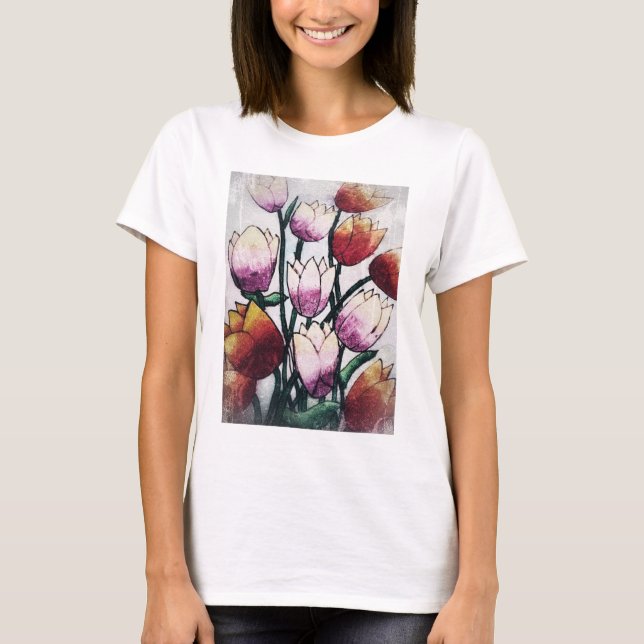 Tulip Field T-Shirt (Vorderseite)
