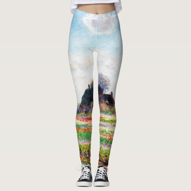 Tulip Fields in den Niederlanden, Monet Leggings (Vorderseite)
