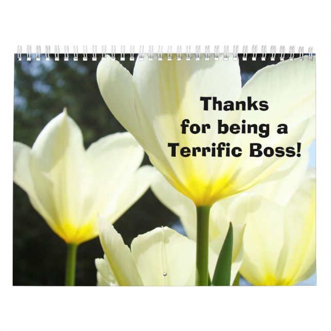 Tulip Floral Fotografy Kalender Danke Boss (Titelbild)