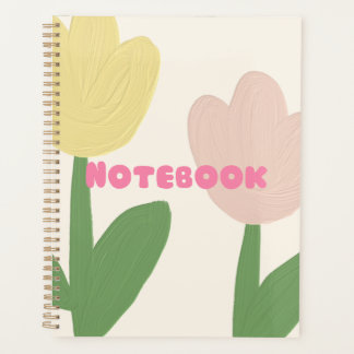 Tulip Floral Notebook - Elegant zum Schreiben & No Planer