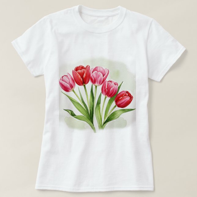 Tulip flowers T-Shirt (Design vorne)
