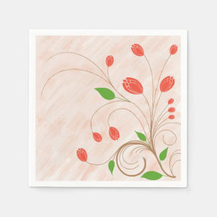 Tulip Garden Serviette
