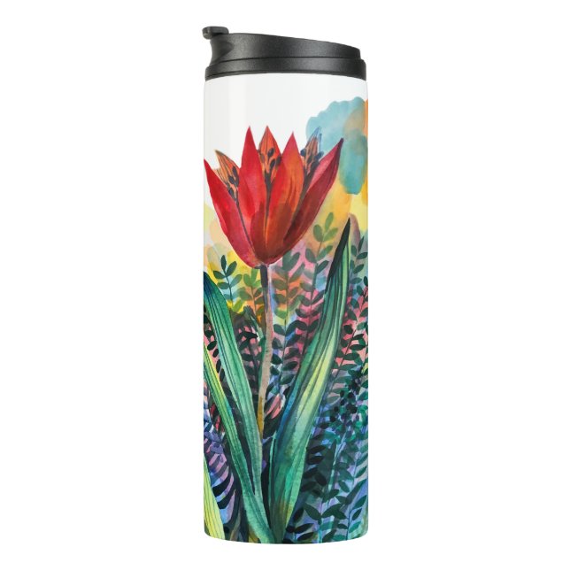 Tulip Garden Thermosbecher (Nach rechts gedreht)