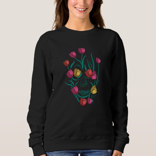 Tulip Gardening Garden  Gardener Tulips Sweatshirt (Vorderseite)