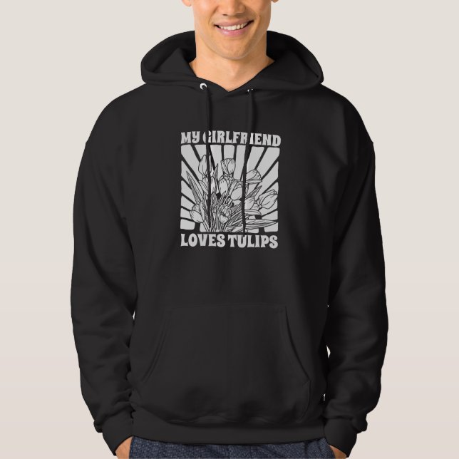 Tulip Gardening Girlfriend Gardener Garden  Tulips Hoodie (Vorderseite)