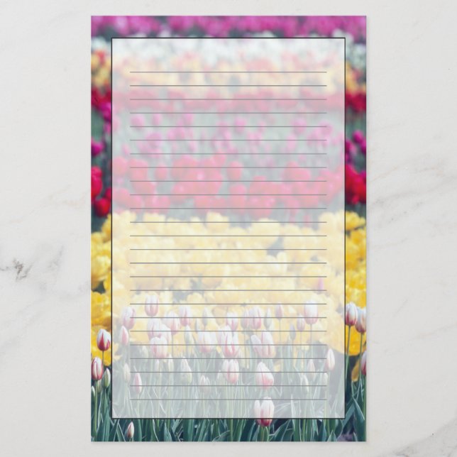 Tulip-Gartenanlage im Skagital, Briefpapier (Vorderseite)