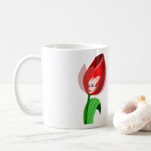 Tulip Girl Coffee Tasse