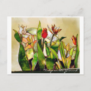 Tulip Ground Happiness POSTCARD Postkarte