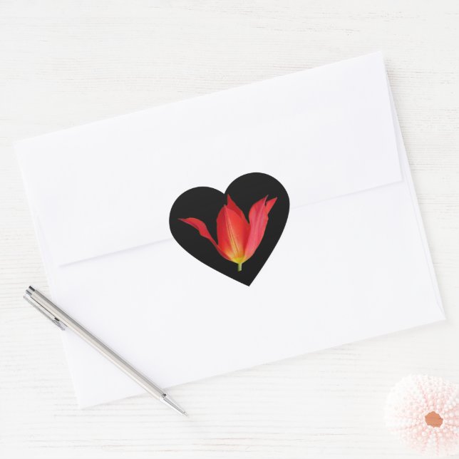 Tulip Heart Sticker (Umschlag)