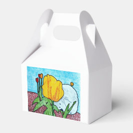 Tulip in Garden Paper Gevor Box Geschenkschachtel