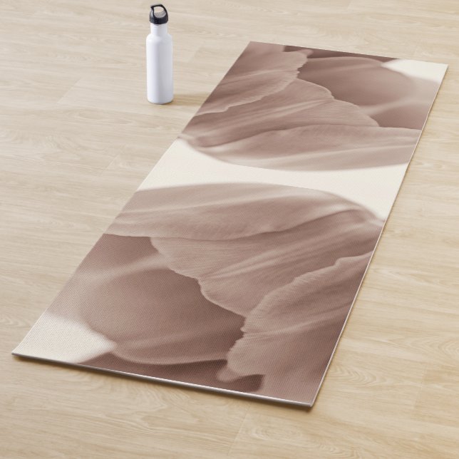Tulip in neutraler Farbe Yogamatte (Beispiel)
