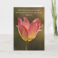Tulip in the Sunshine Bible Verse Card Isaiah 60:1
