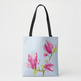 Tulip Magnolias auf einer Tasche