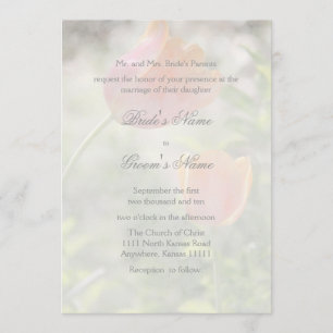 Tulip mit Verse Hochzeit Einladung