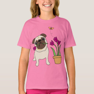 Tulip Mops and Butterfly T-Shirts für Kinder und E