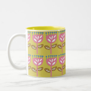 Tulip Mustard Zweifarbige Tasse