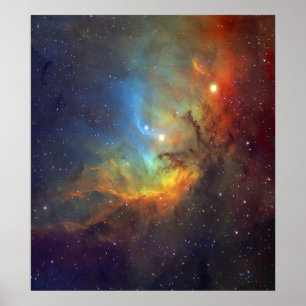 Tulip Nebula SH2-101 NASA Poster