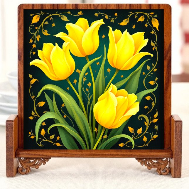Tulip Noir Keramik Tile Fliese (Von Creator hochgeladen)