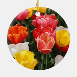 Tulip-Ornament Keramikornament