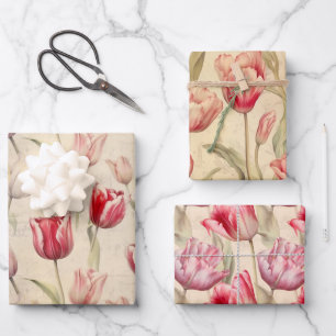Tulip Packpapier Geschenkpapier Set