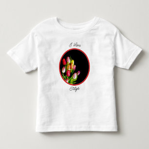 Tulip Painting - Original Blume Art Kleinkind T-sh T-shirt