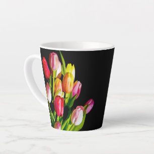 Tulip Painting - Original Blume Kunst Milchtasse