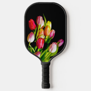 Tulip Painting - Original Flower Art Pickleball Schläger