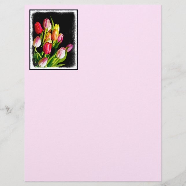 Tulip Painting - Originelle Blume Kunst (Vorderseite)