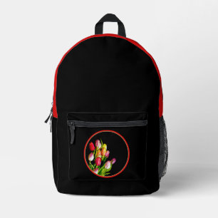 Tulip Painting - Originelle Blume Kunst Bedruckter Rucksack