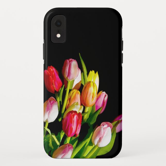 Tulip Painting - Originelle Blume Kunst Case-Mate iPhone Hülle (Rückseite)