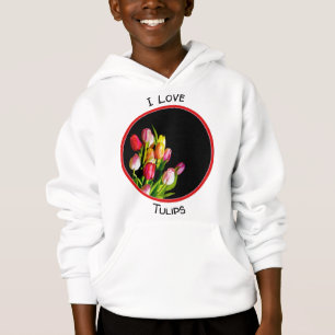 Tulip Painting - Originelle Blume Kunst Hoodie