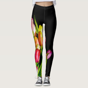 Tulip Painting - Originelle Blume Kunst Leggings