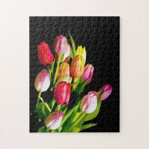 Tulip Painting - Originelle Blume Kunst Puzzle