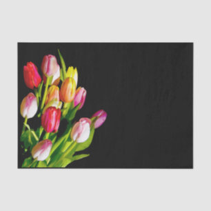 Tulip Painting - Originelle Blume Kunst Seidenpapier
