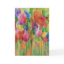 Tulip Palooza Blank Card