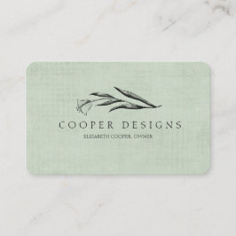 Tulip Pastel Business Card Visitenkarte