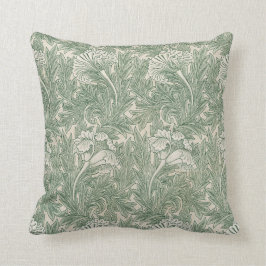 Tulip Pattern (von William Morris) Kissen