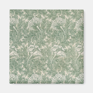 Tulip Pattern (von William Morris) Magnet