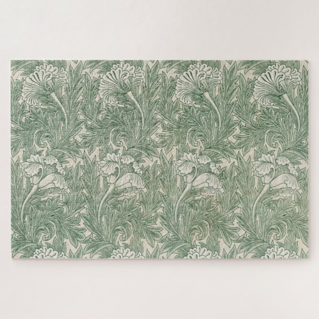 Tulip Pattern (von William Morris) Puzzle (Horizontal)