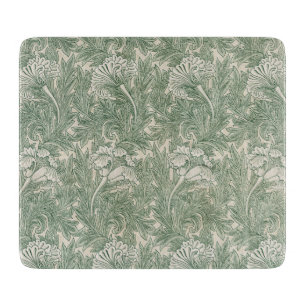 Tulip Pattern (von William Morris) Schneidebrett