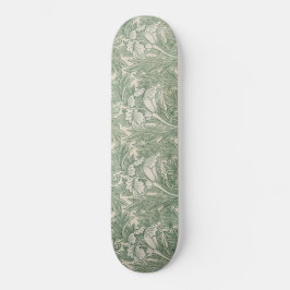 Tulip Pattern (von William Morris) Skateboard