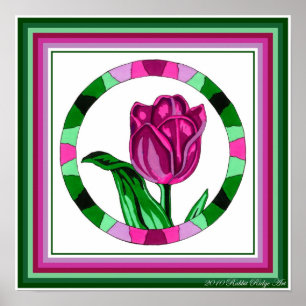 Tulip Print Poster