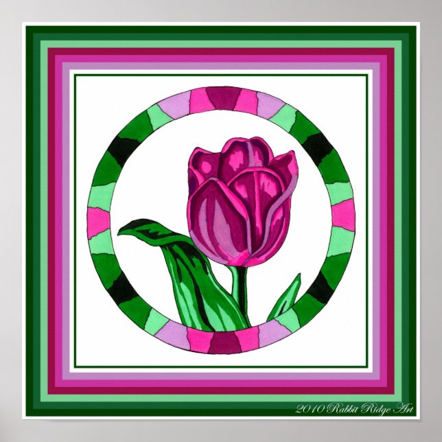 Tulip Print Poster (Vorne)