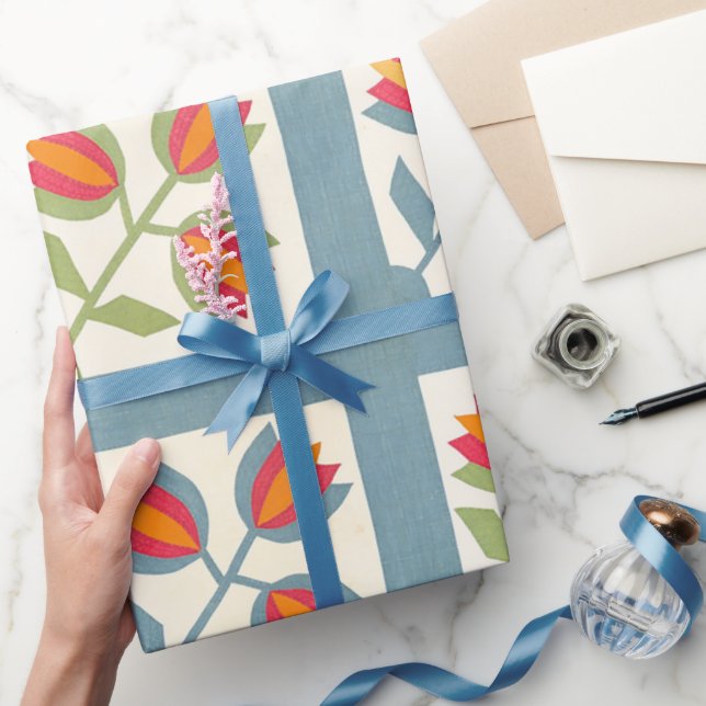Tulip quilt geschenkpapier (Schenken)