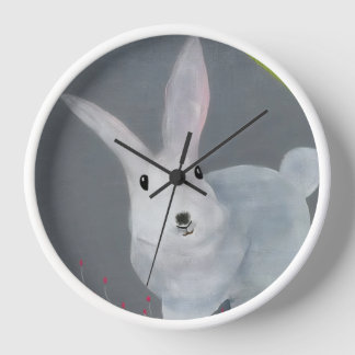 Tulip Rabbit Uhr