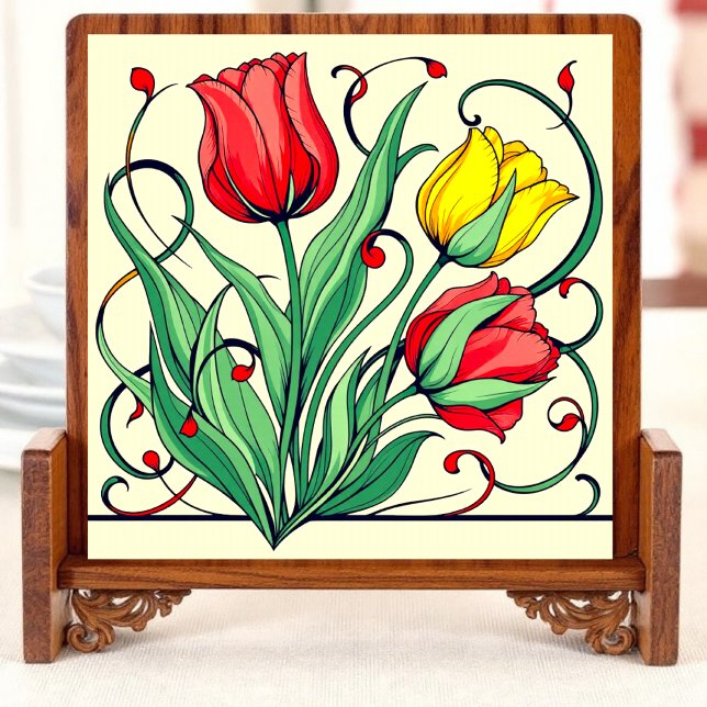 Tulip Radiance Keramik Tile Fliese (Von Creator hochgeladen)