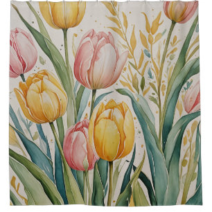 Tulip Reverie Duschvorhang