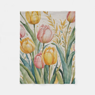 Tulip Reverie Fleecedecke