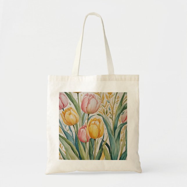 Tulip Reverie Tragetasche (Vorne)